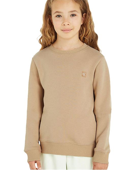 CALVIN KLEIN Terrycloth sweatshirt for children CALVIN KLEIN | CKIU0IU00570TAAT